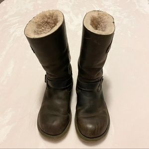 Ugg Australia Kensington Leather Buckle Boots